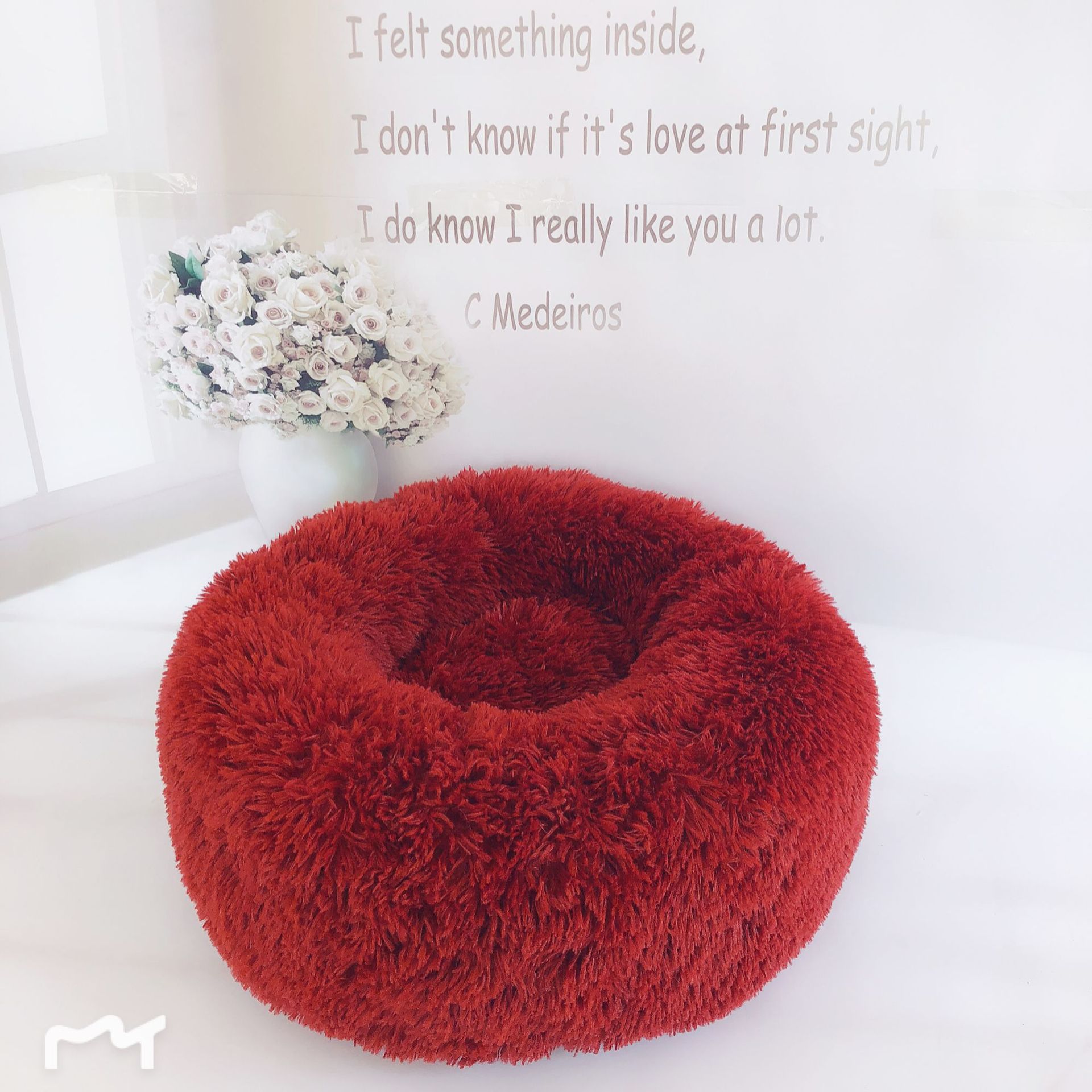 Plush pet nest - 0 - CJ - Red - 50cm - CJJJCWGY03748 - Red - 50cm