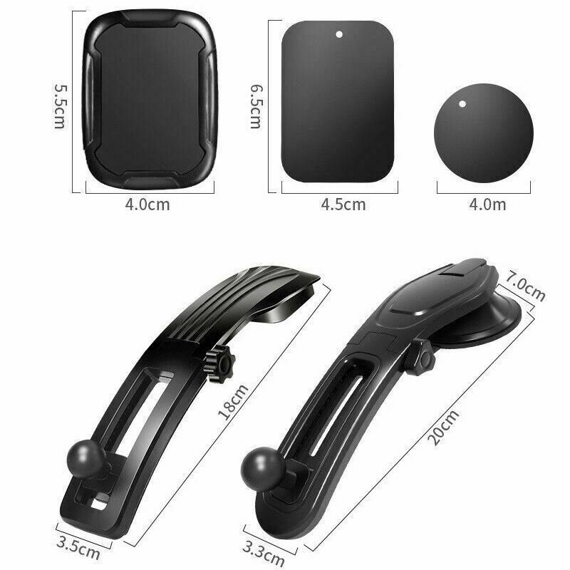 360 Rotatable Phone Mount Holder Car Dashboard Gravity Adjustable GPS Stand Rotating Car Phone Holder Universal Dashboard Mount Car Holder GPS Phone Stands Auto Accessories Car Phone Holder - 5 - CJ