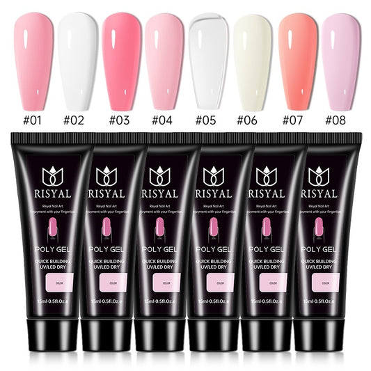 UV Polish Full Set Of Crystal Extended Glue Paper - free - 0 - CJ