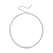 1In The Name Of Light Luxurious Fashion Diamond Pendant Necklace Set With Mosan Diamond Silver Ornaments Prohibit TikTok sales - 5 - CJ