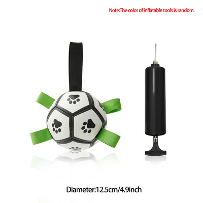 Interactive Dog Football Toy Soccer Ball Inflated Training Toy For Dogs Outdoor Border Collie Balls For Large Dogs Pet Supplies - 4 - CJ
