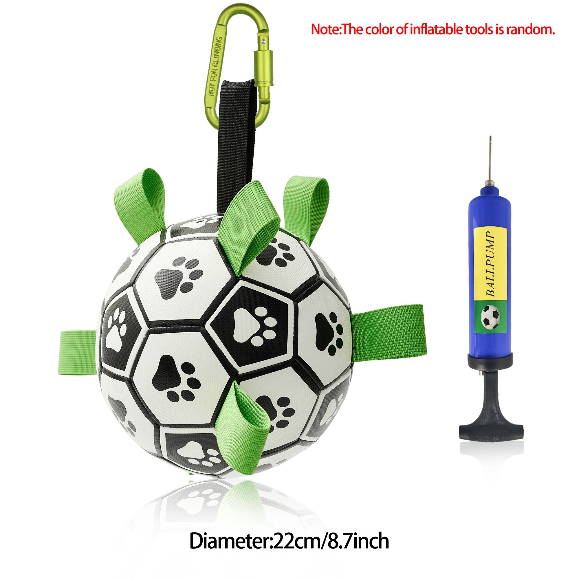Interactive Dog Football Toy Soccer Ball Inflated Training Toy For Dogs Outdoor Border Collie Balls For Large Dogs Pet Supplies - 4 - CJ