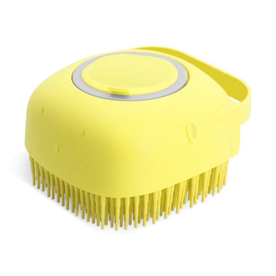 Pet Dog Shampoo Massager Brush Cat Massage Comb Grooming Scrubber Shower Brush For Bathing Short Hair Soft Silicone Brushes - 5 - CJ