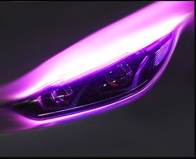 Car Light Turn Signal Led Strip Car LED Daytime Running - 0 - CJ - Purple to Yellow - 60cm - CJQCQCQC00624 - Purple to Yellow - 60cm