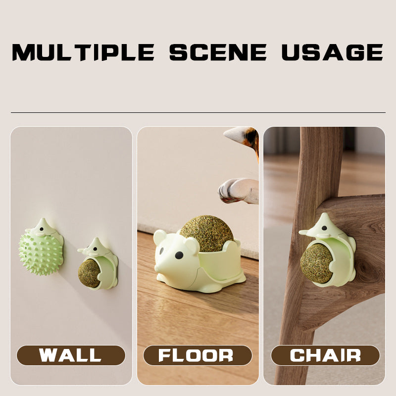Cat Grooming Brush Wall Mount, Cat Self Groomer Cat Corner Face Scratcher, Cat Self Groomer Corner, Wall Corner Massage Comb For Cat And Dog - 5 - cj