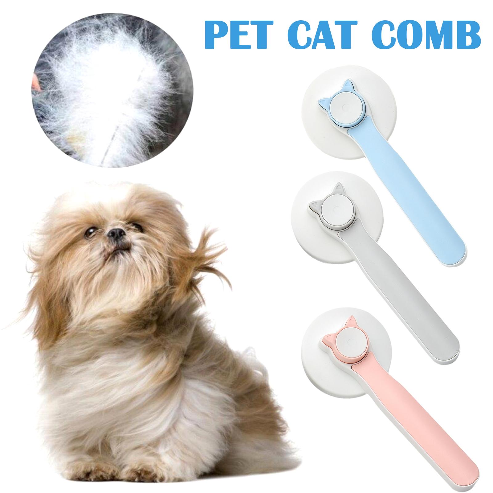 Pet Self Cleaning Cat Brushes, Cat Grooming Brush For Dogs Cats For Long Haired & Short Hair Gently To Remove Loose Undercoat, Mats Tangled - 5 - CJ