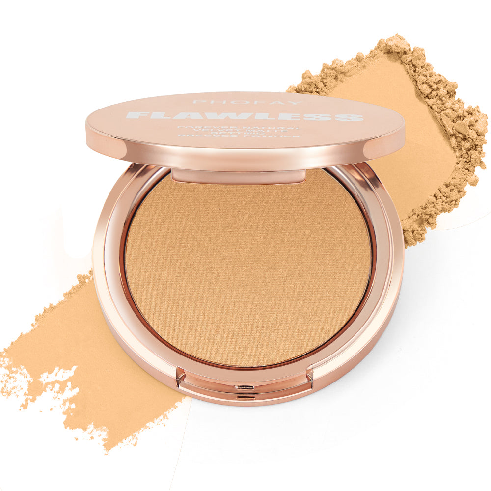 PHOFAY Matte Setting Pressed Powder - 4 - CJ - 05 - CJCZ203768606FU
