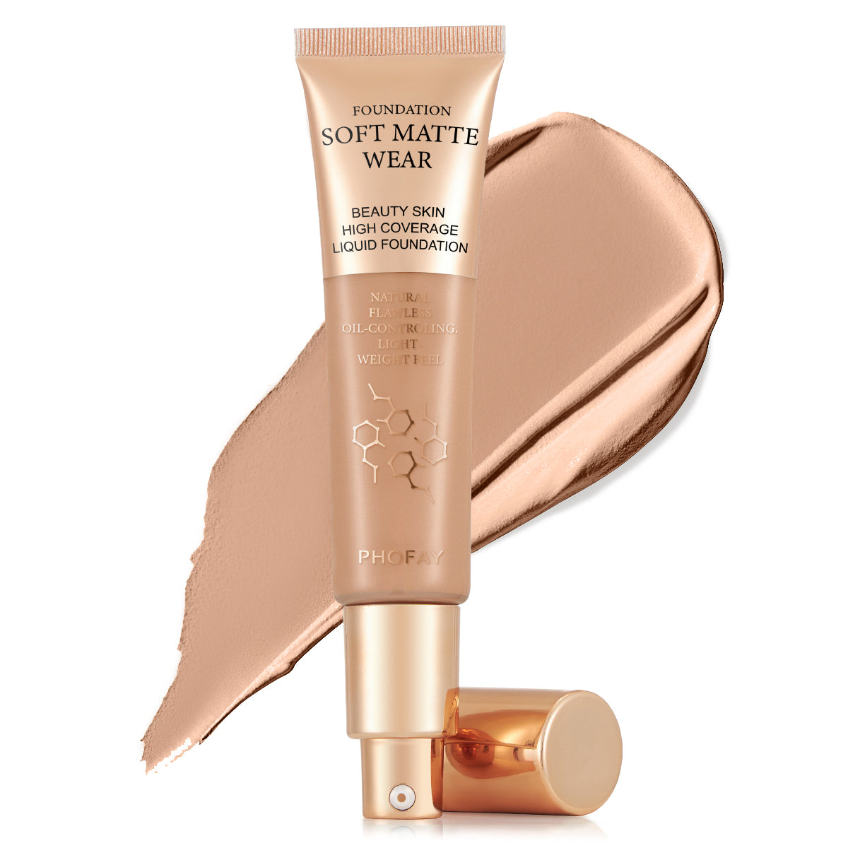 PHOFAY Full Coverage Foundation - 4 - CJ - 08 - CJCZ212019608HS