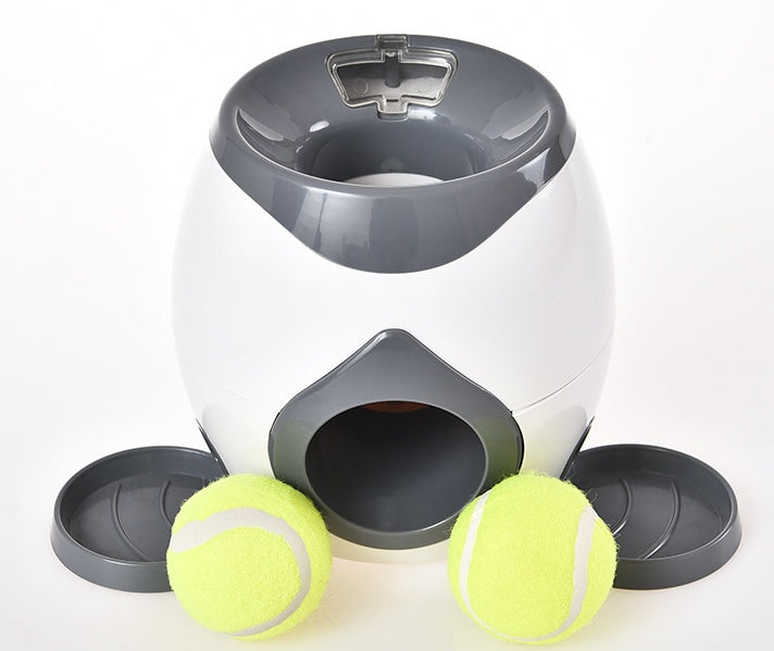 Smart Pet Feeder Tennis Ball Missing Device Throwing Reward Machine - 0 - CJ