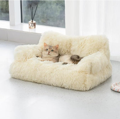 Solid Color Removable And Washable Portable Winter Warm Cat Nest - 0 - CJ
