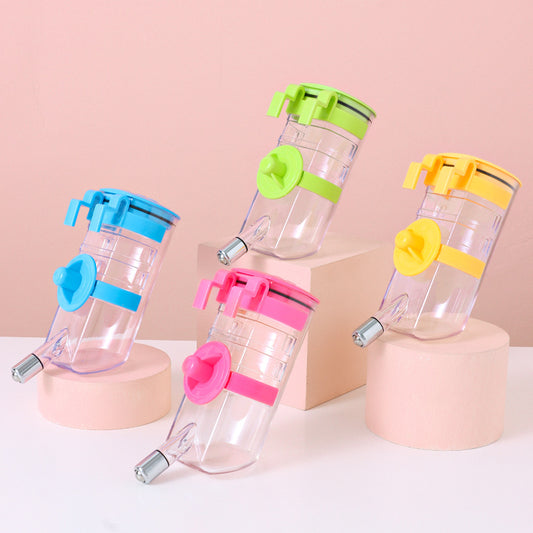 No Drip Dog Kennel Water Bottle Dispenser For Crate, Dripless Pet Drinking Fountains Kettle With Automatically Feeding Water Hanging Cage Automatic Small Pet Food Bowl Water Bottle Dispenser - 5 - CJ