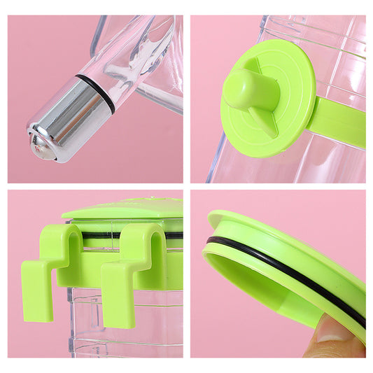 No Drip Dog Kennel Water Bottle Dispenser For Crate, Dripless Pet Drinking Fountains Kettle With Automatically Feeding Water Hanging Cage Automatic Small Pet Food Bowl Water Bottle Dispenser - 5 - CJ