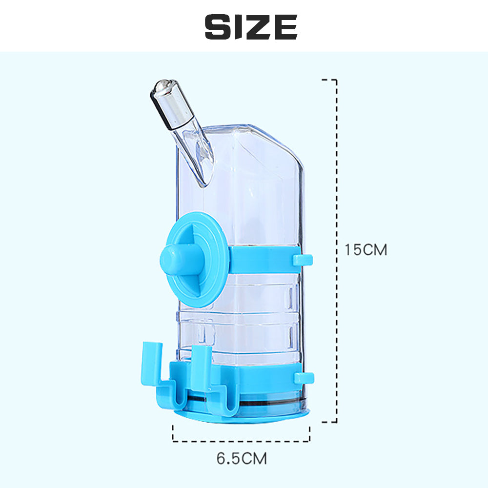 No Drip Dog Kennel Water Bottle Dispenser For Crate, Dripless Pet Drinking Fountains Kettle With Automatically Feeding Water Hanging Cage Automatic Small Pet Food Bowl Water Bottle Dispenser - 5 - CJ