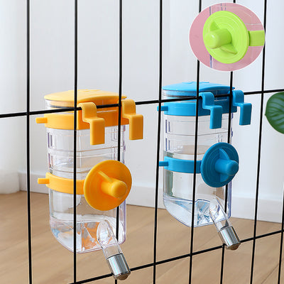 No Drip Dog Kennel Water Bottle Dispenser For Crate, Dripless Pet Drinking Fountains Kettle With Automatically Feeding Water Hanging Cage Automatic Small Pet Food Bowl Water Bottle Dispenser - 5 - CJ