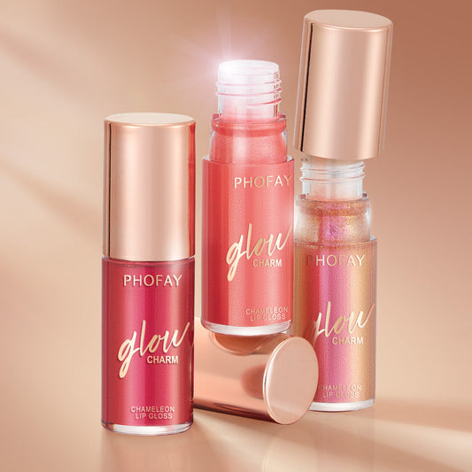 PHOFAY Moisturizing Shimmer Lip Gloss - 4 - CJ