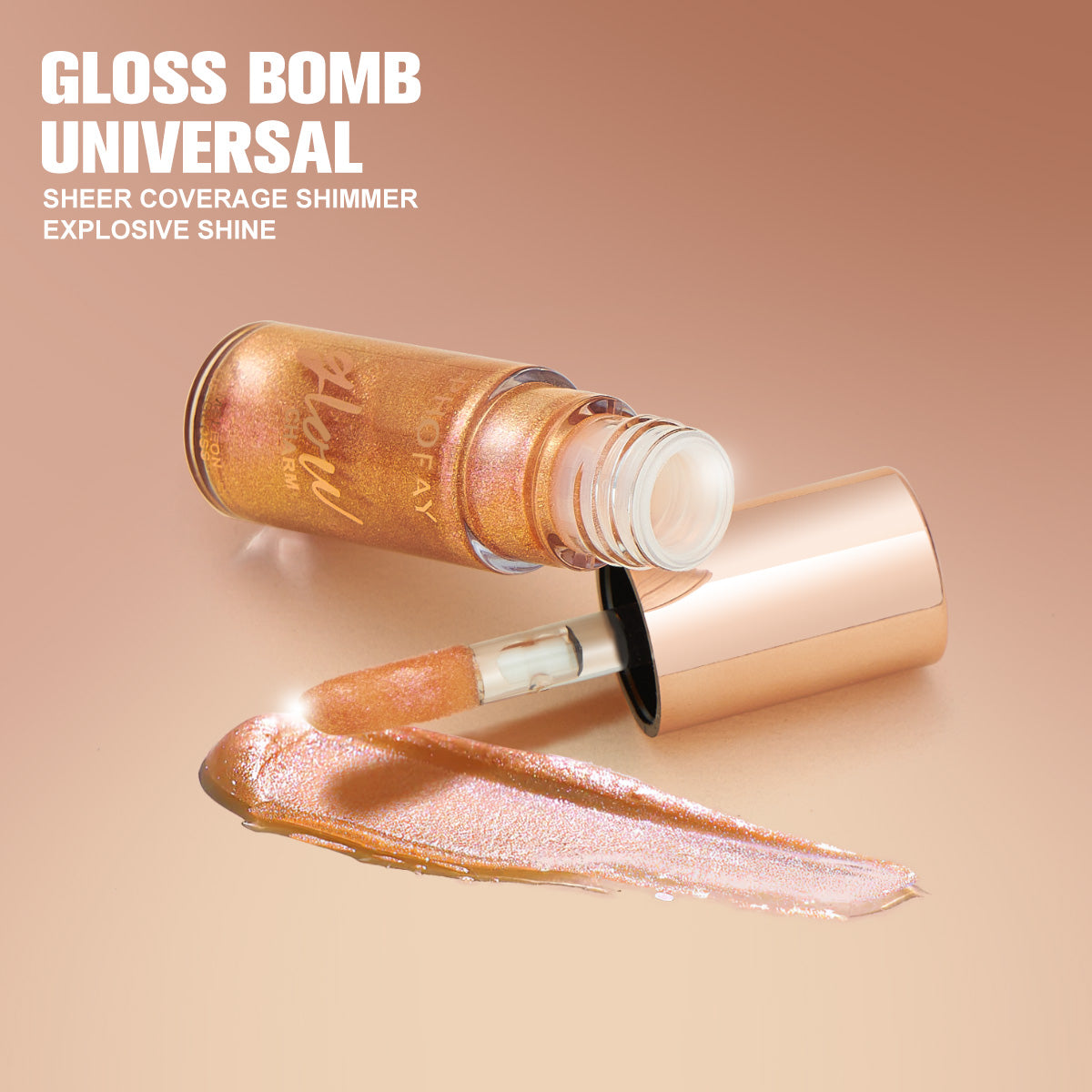 PHOFAY Moisturizing Shimmer Lip Gloss - 4 - CJ