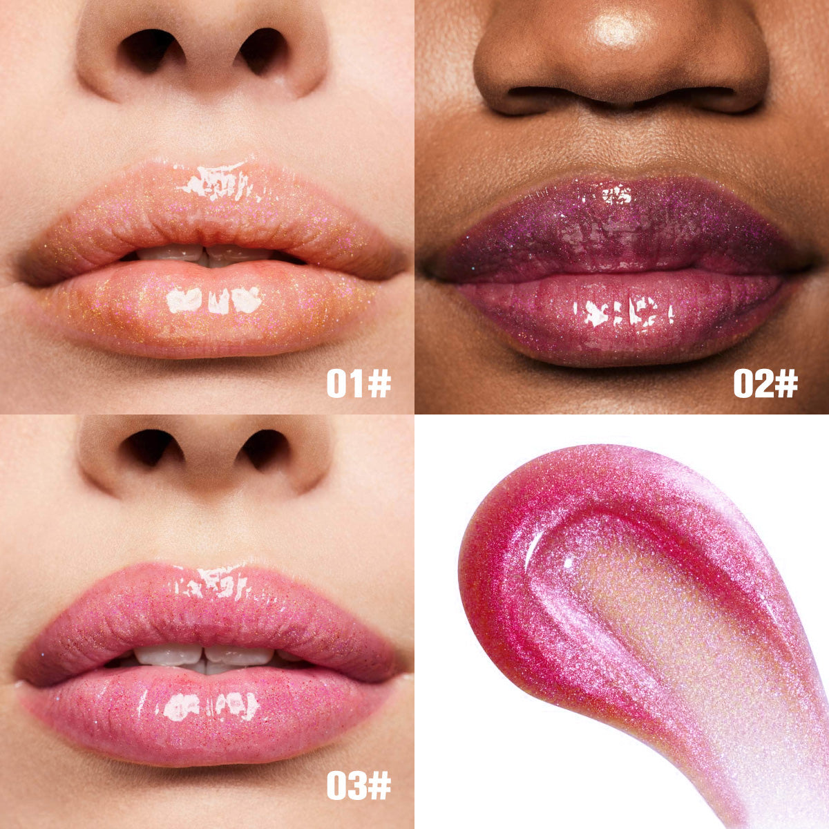 PHOFAY Moisturizing Shimmer Lip Gloss - 4 - CJ