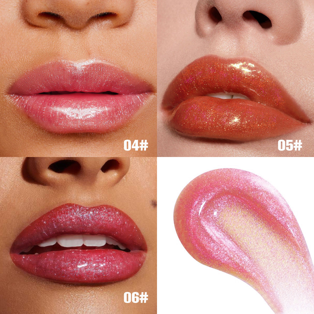 PHOFAY Moisturizing Shimmer Lip Gloss - 4 - CJ
