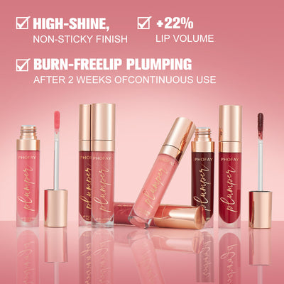 PHOFAY Shiny Lip Plumper Gloss - 4 - CJ