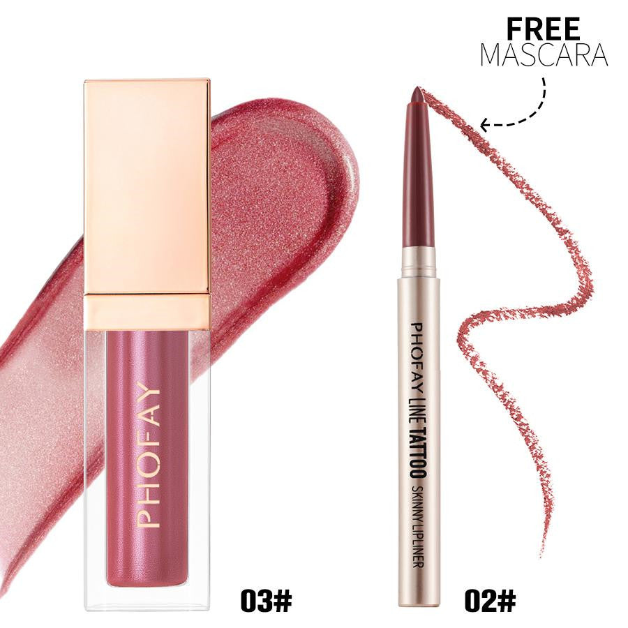 PHOFAY Lipliner And Ultra - Glossy Lip Gloss - 4 - CJ