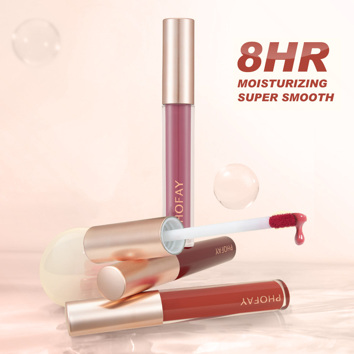 PHOFAY Non - Sticky Lip Gloss - 4 - CJ