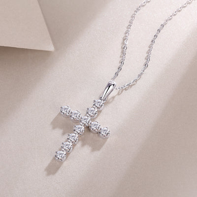 1Entrusted - A Fashionable And Luxurious Diamond Jewelry Pendant Set With Moissanite S925 Sterling Silver Prohibit TikTok sales - 5 - cj