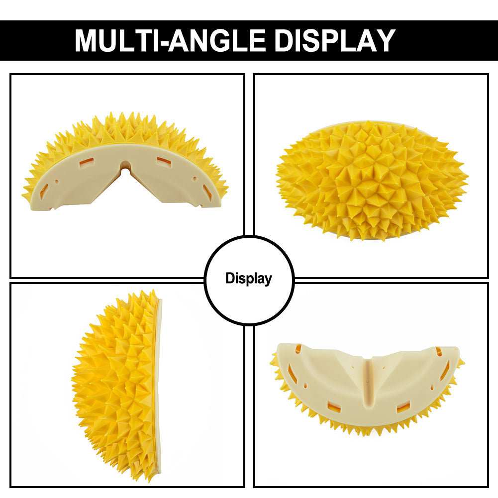 Durian Cat Brush, Dog Cat Self Groomer, Wall Corner Scratcher Massage Combs Durian Shape Molars Eat Slowly Toys Multifunctional Scratch Massager Tool Pets Clean Teeth Healthy Toys - 5 - CJ