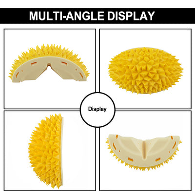 Durian Cat Brush, Dog Cat Self Groomer, Wall Corner Scratcher Massage Combs Durian Shape Molars Eat Slowly Toys Multifunctional Scratch Massager Tool Pets Clean Teeth Healthy Toys - 5 - CJ