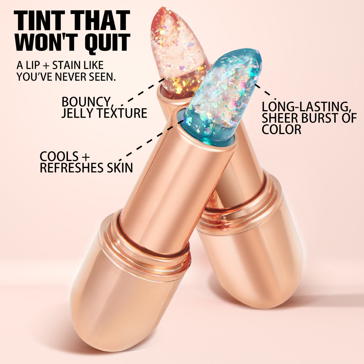 PHOFAY Moisturizing Jelly Warm Lipstick - 4 - CJ