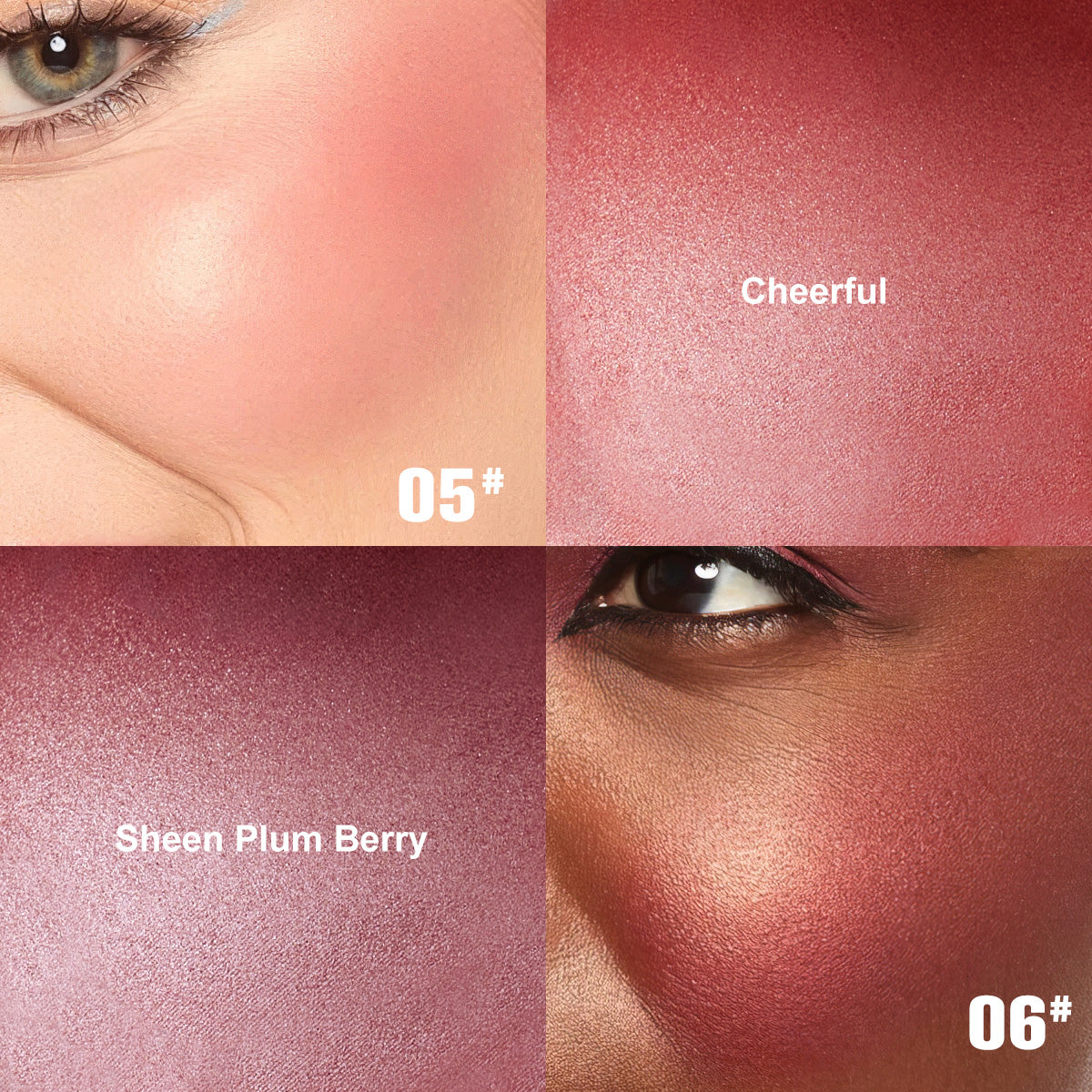 PHOFAY Luminous Powder Blush - 4 - CJ