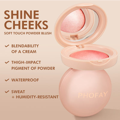 PHOFAY Luminous Powder Blush - 4 - CJ