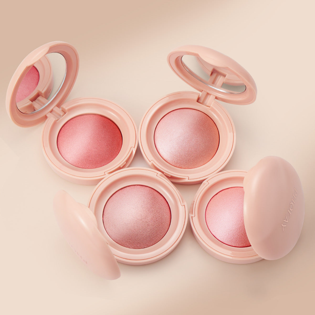 PHOFAY Luminous Powder Blush - 4 - CJ