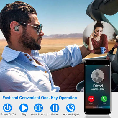 TWS Wireless 5.0 Earbuds IPX4 Touch In - Ear Stereo Earphone Noise Canceling Earpieces 32.8 Ft Transmission Range - 5 - CJ