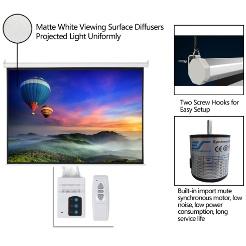 Projection Motorized Screen - 5 - CJ