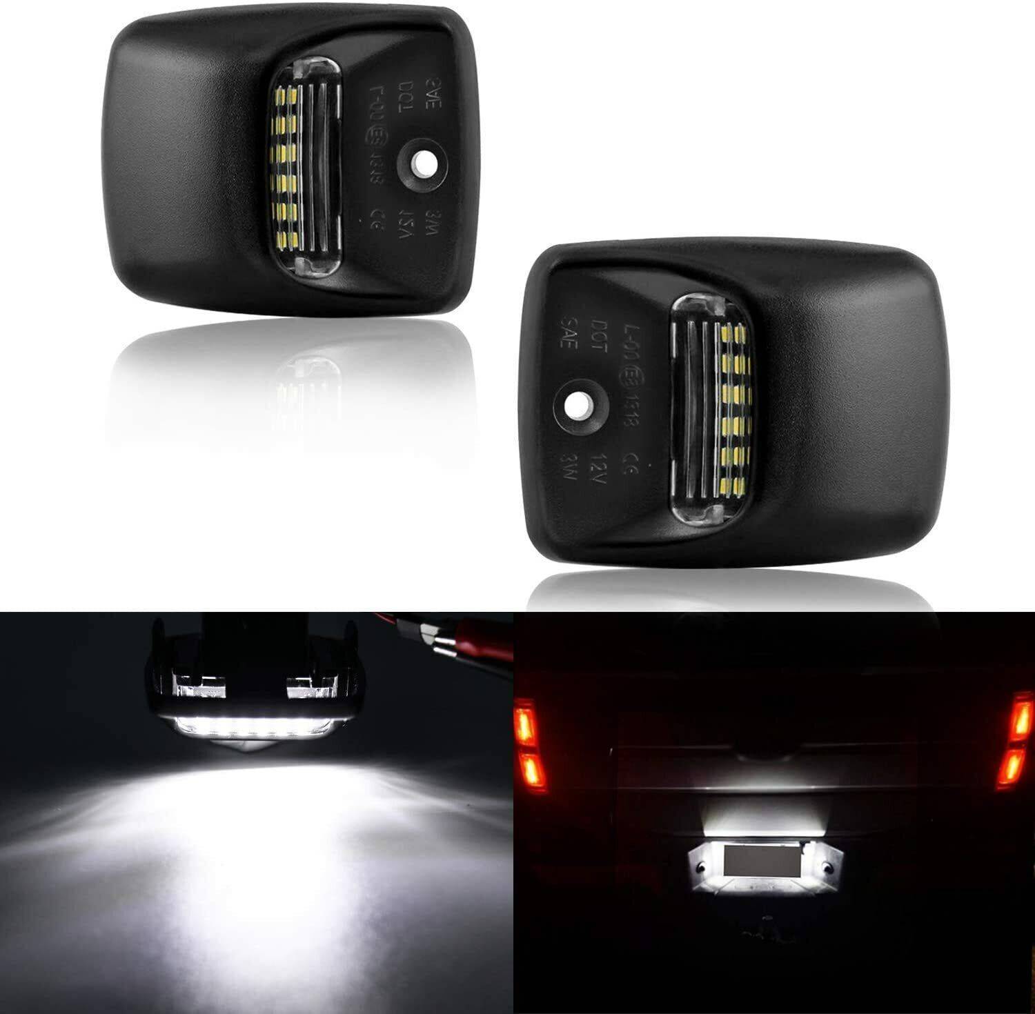 For 2000 - 2013 Tundra White LED Tag License Plate Light Bulbs Assembly Kit - 5 - cjdropshipping
