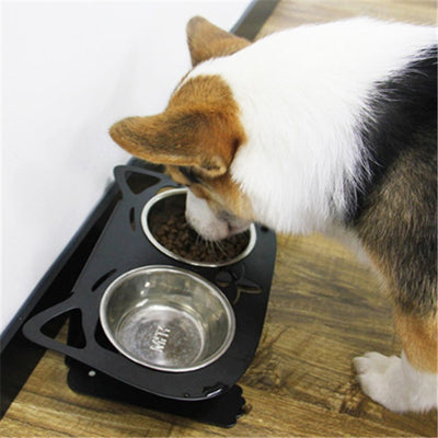 Anti - falling Cat Dog Feeding Water Bowl - 0 - CJ