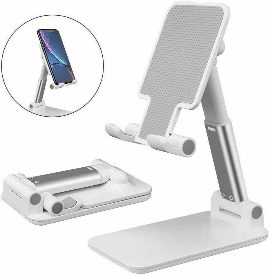 Cell Phone Stand Tablet Mount Fordable Desktop Holder Cradle Dock Mobile Phone Phone Holder Stand, Desktop Cell Phone Holder For IPad Tablet Desk Holder - 5 - CJ