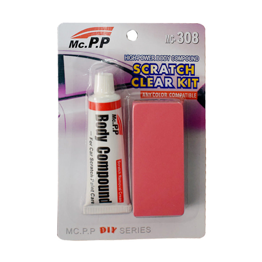 Car Scratch Remover For Autos Body Paint Scratch Care Auto Car Care Polishing And Polishing Compound Paste Car Paint Repair - 0 - CJ - Red 2pcs - CJQCGJQT00029 - Red 2pcs