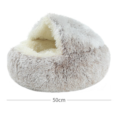 Crystal velvet warm round half - pack cat litter - 0 - CJ