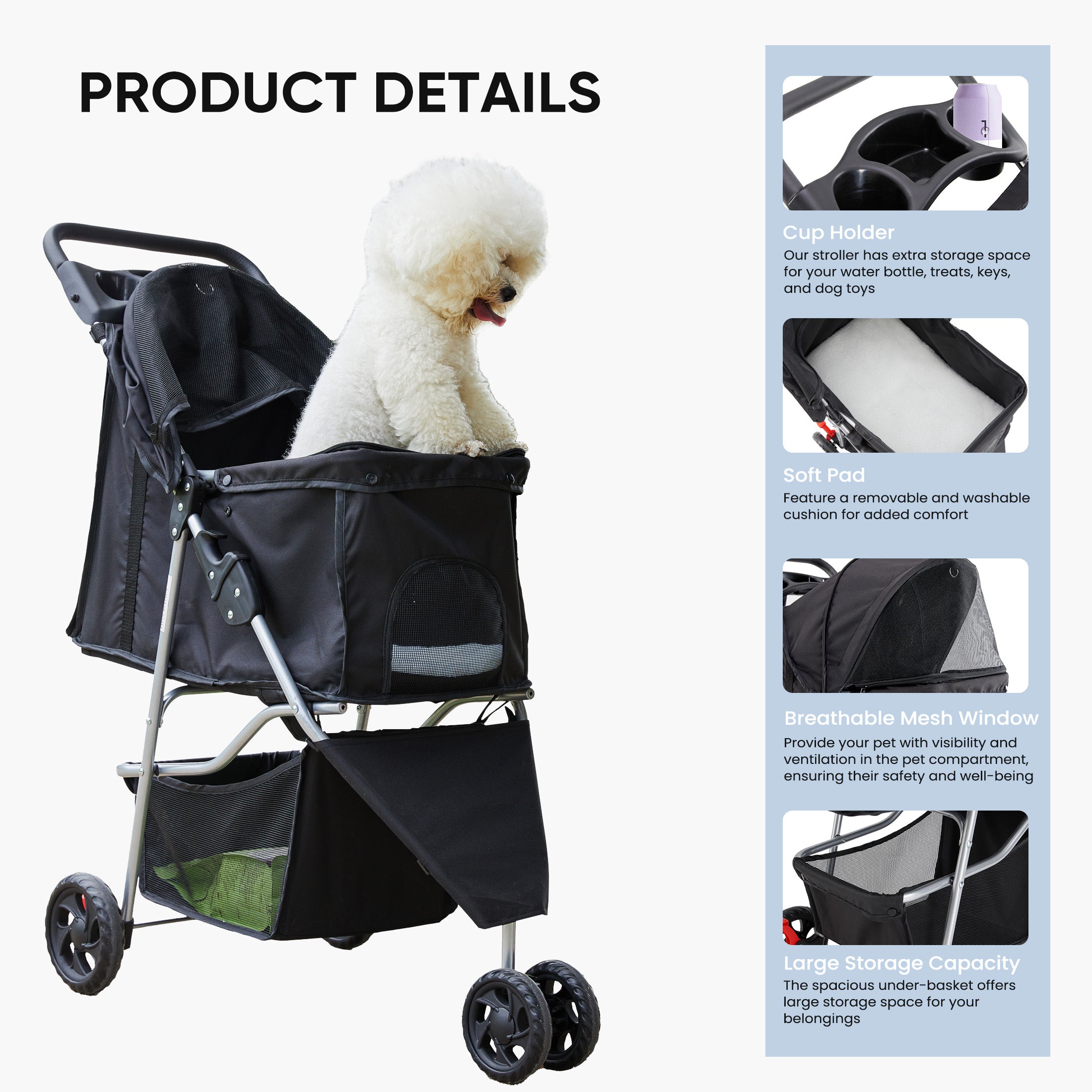Cat And Dog Pet Cart - 5 - CJ