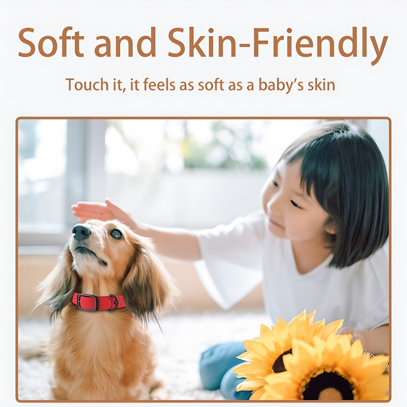 Pet Silicone Collar And Leash Set Comes With A Suitable For Small And Large Dogs, Waterproof And Easy To Clean - 5 - CJ