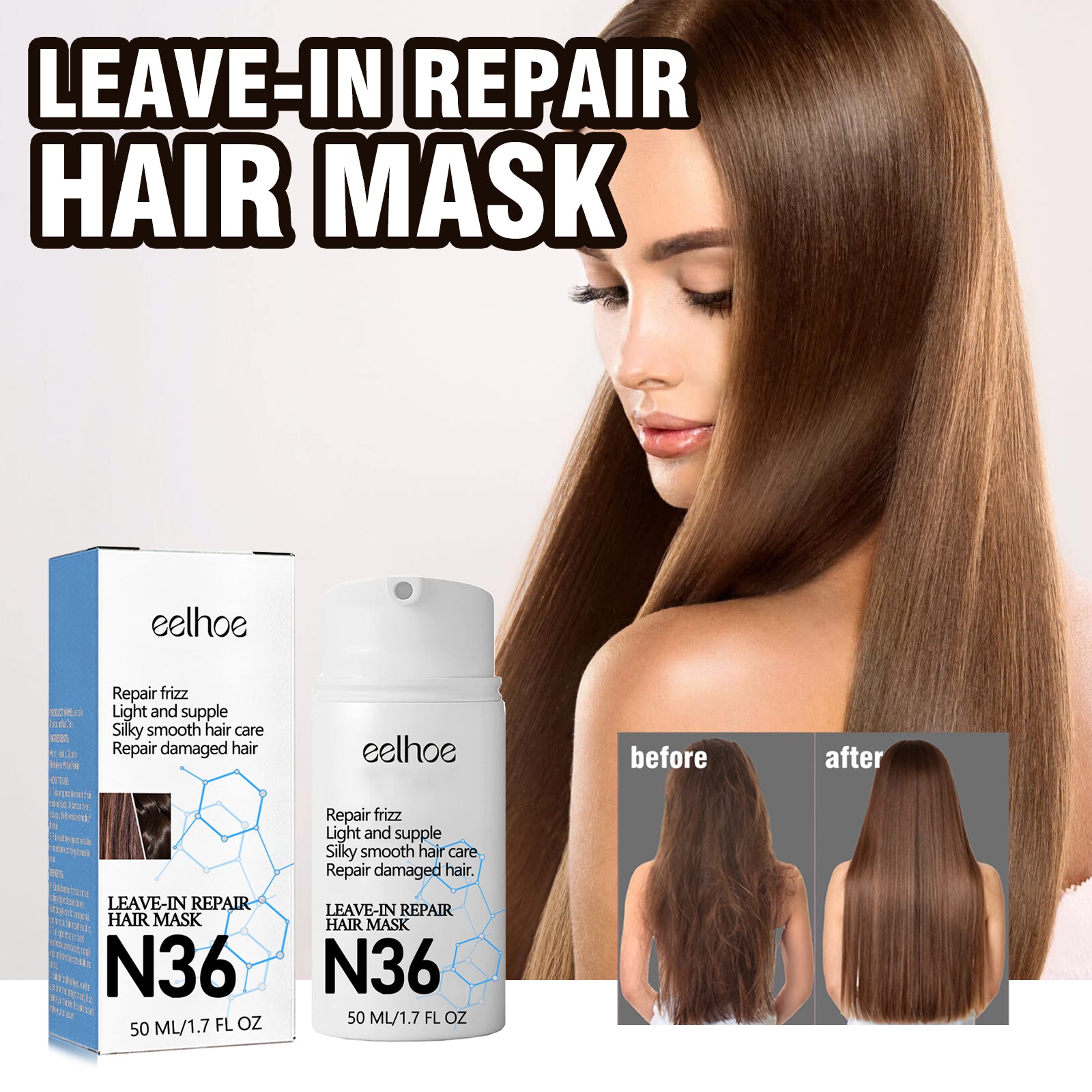 Repair Dry And Frizzy Hair Care Mask - 5 - CJ