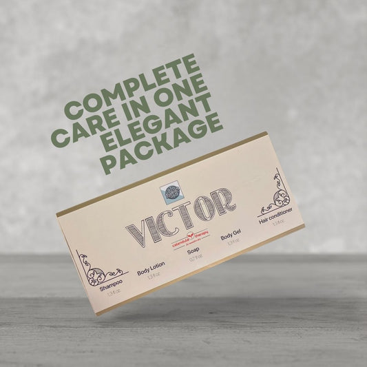 Roomsium Victor, Goji Berry Scented, Travel Size Toiletries Set For Hosts, Homes, Hotels, SPAs, Gift Shops - 5 - CJ