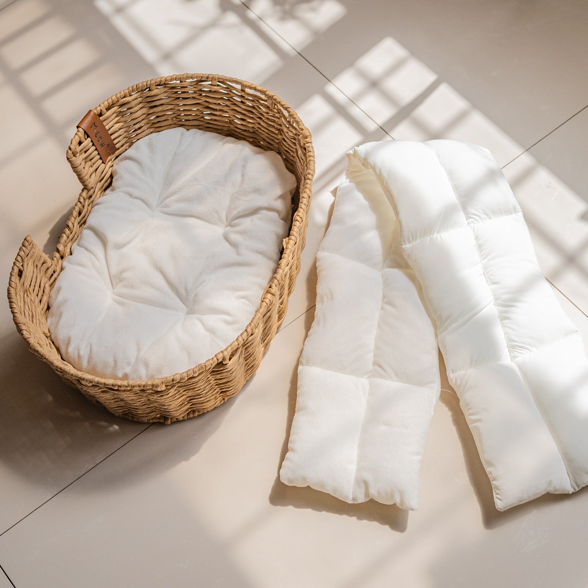 Hand - woven Warm Universal Rattan Basket Pet Nest - 0 - CJ