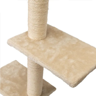 5 Pcs Wall Mounted Cat Climber Set  Floating Cat Shelves And Perches  Cat Activity Tree With Scratching Posts  Modern Cat Furniture - 5 - CJ