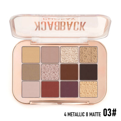PHOFAY 12 Color Eyeshadow Palette - 4 - CJ