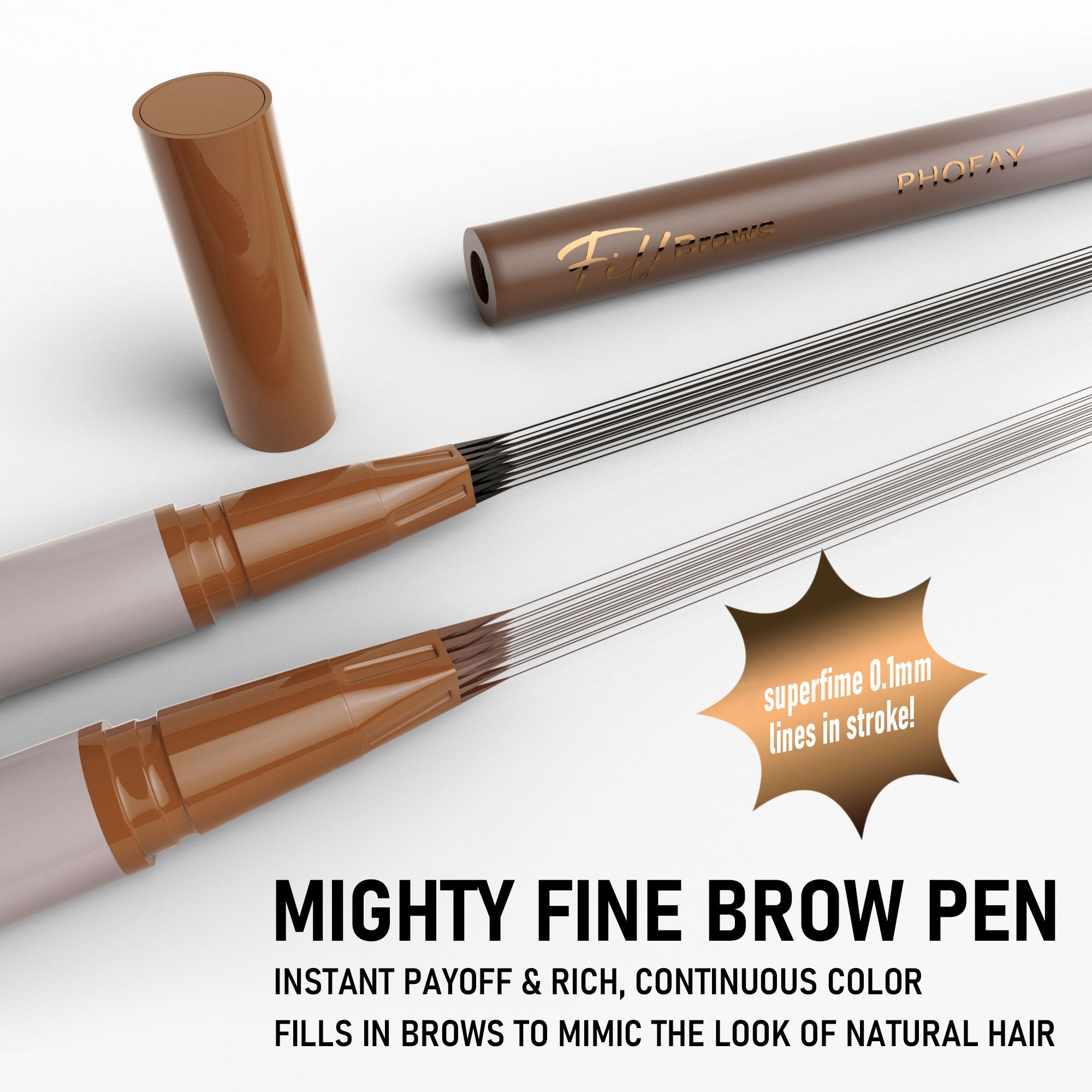 PHOFAY WATERPROOF WILD EYEBROW PENCIL - 4 - CJ