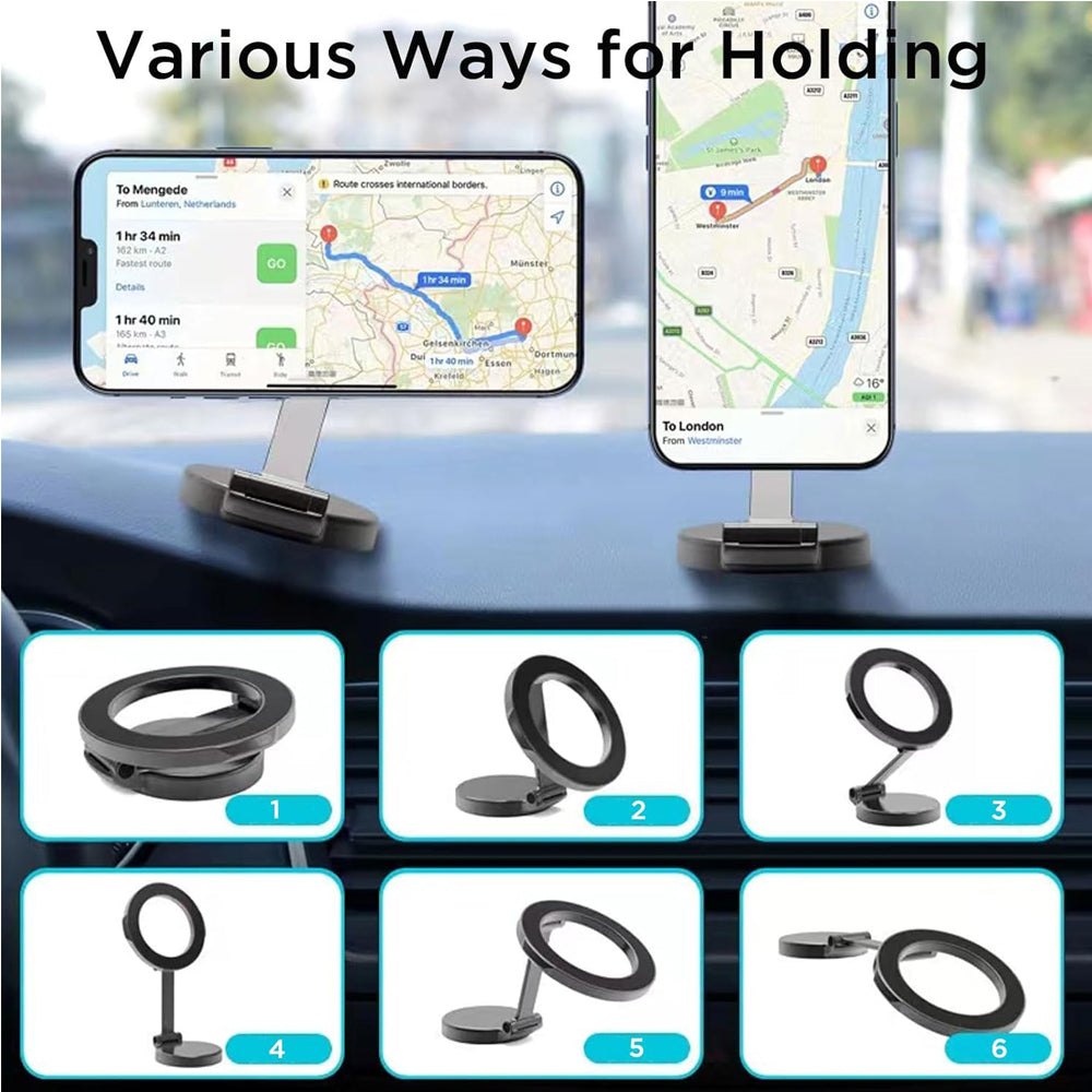 Mobile Phone Holder, Adjustable Magnetic Car Phone Holders - 5 - CJ