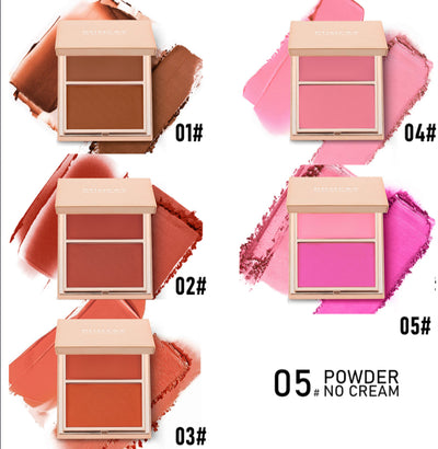 PHOFAY Double - Take Cream & Powder Blush Duo - 4 - CJ - 1PCS - Set2 - CJCZ204749108HS