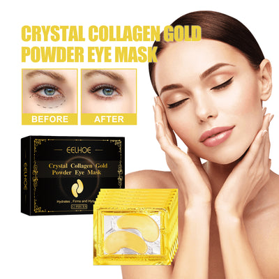 EELHOE Collagen Gold Eye Mask Moisturizing Care, Firming Eye Lines, Eye Patches, Staying Up Late, Dark Circles, Eye Bags - 5 - CJ